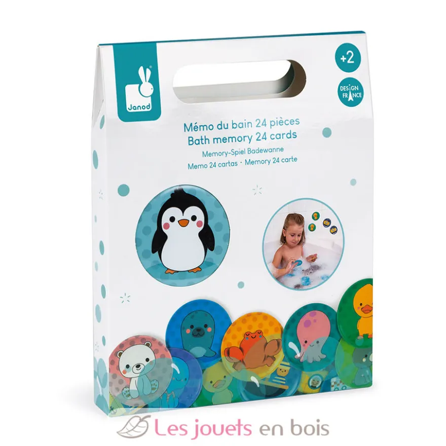 Jeu de mémo pour le bain - Janod