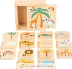 Jeu de mémo Safari en bois - small foot