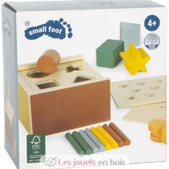 Jeu d'encastrement Montessori en bois - Small foot