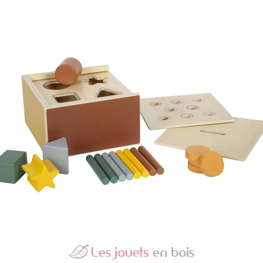 Jeu d'encastrement Montessori en bois - Small foot