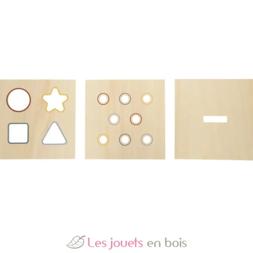 Jeu d'encastrement Montessori en bois - Small foot