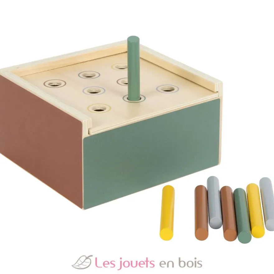 Jeu d'encastrement Montessori en bois - Small foot