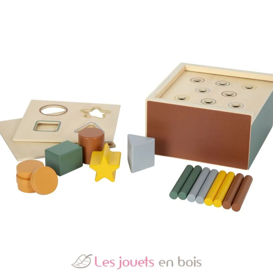 Jeu d'encastrement Montessori en bois - Small foot