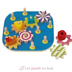 Jeu d'engrenages en bois Mecanico - Selecta