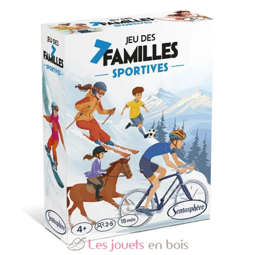 Jeu des 7 Familles Sportives - Fabriqué en France - Sentosphère