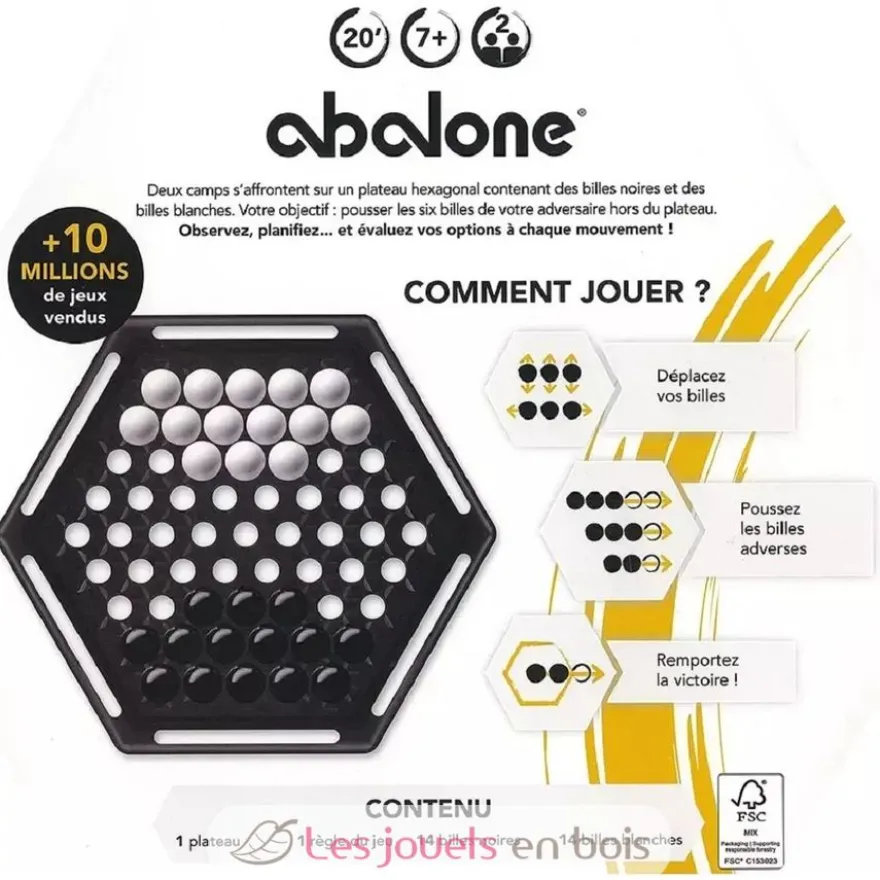 Jeu de société Abalone - Asmodee