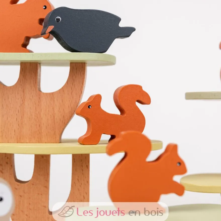Jeu d'équilibre écureuils en bois - Egmont Toys
