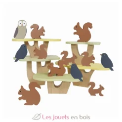 Jeu d'équilibre écureuils en bois - Egmont Toys