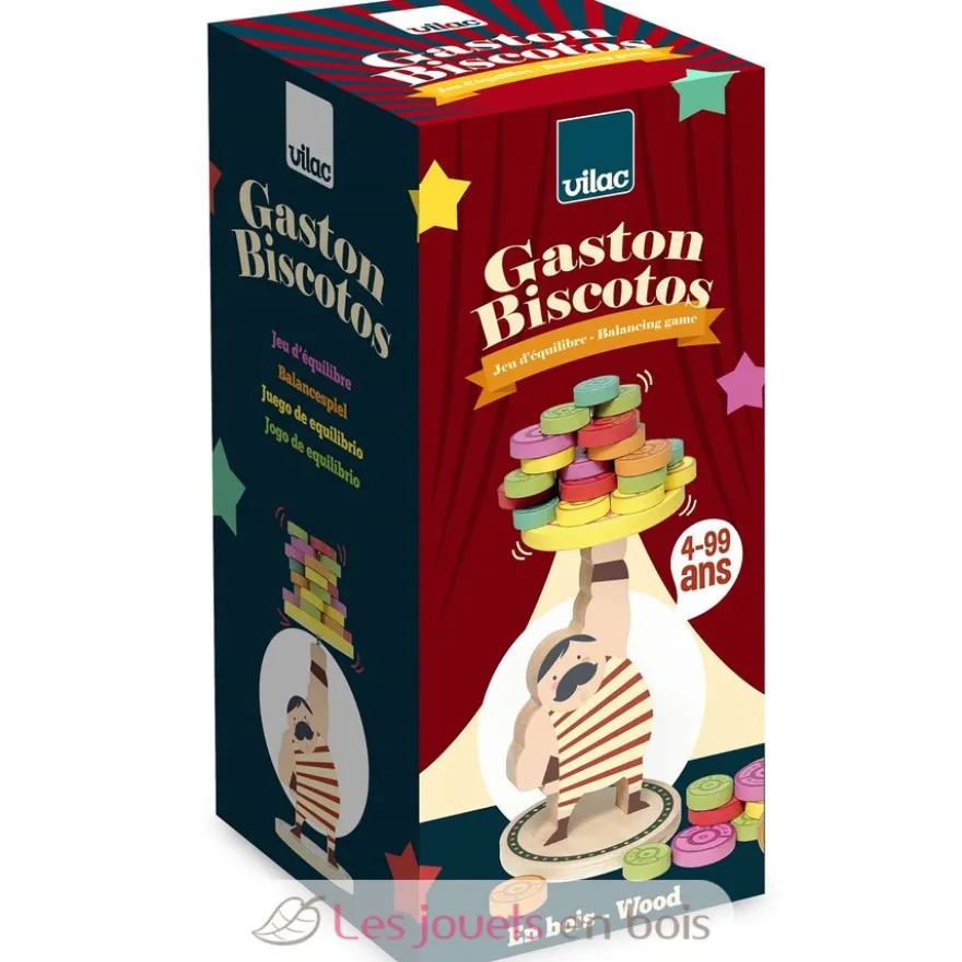 Jeu d'équilibre Gaston Biscotos - Bois - Vilac
