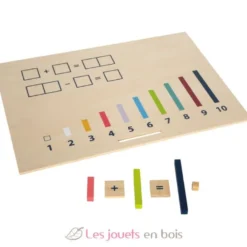 Jeu éducatif Bâtonnets de calcul avec chiffres - Small Foot
