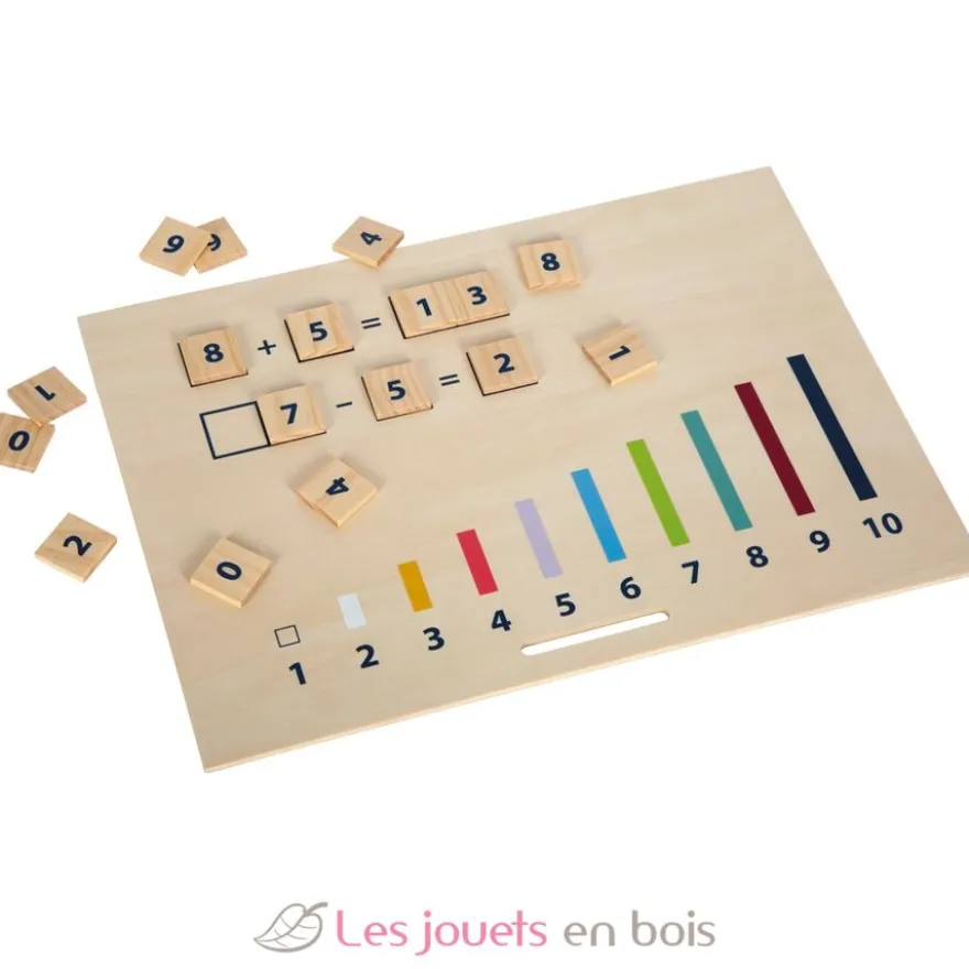 Jeu éducatif Bâtonnets de calcul avec chiffres - Small Foot