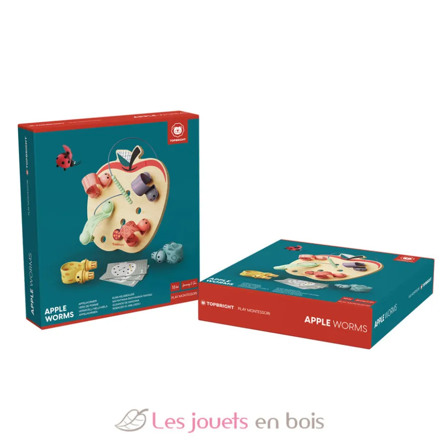 Jeu éducatif Vers de pomme - Topbright