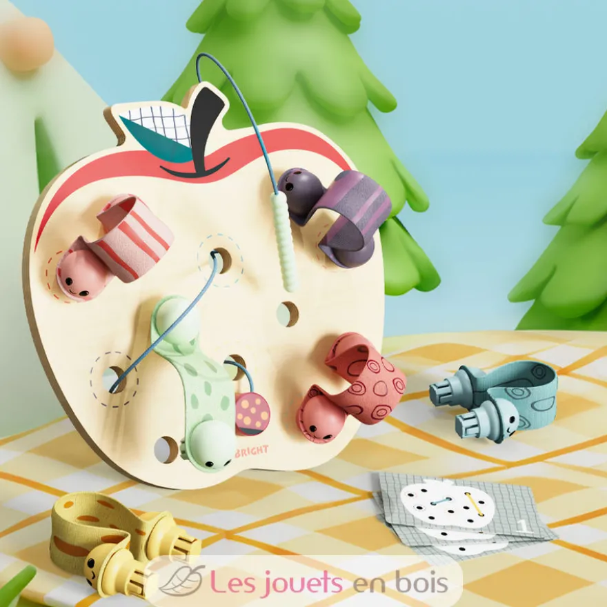 Jeu éducatif Vers de pomme - Topbright
