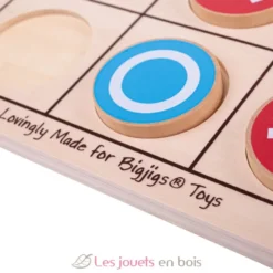 Jeu du morpion en bois - Bigjigs Toys