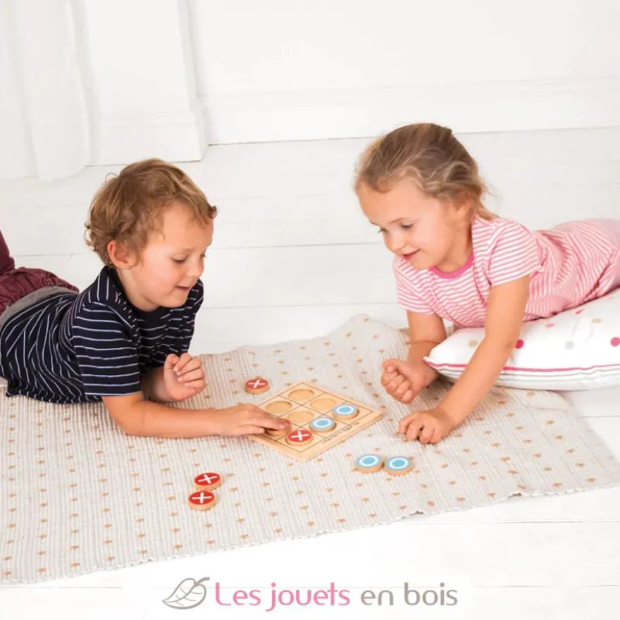 Jeu du morpion en bois - Bigjigs Toys