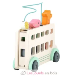 Jeu d’éveil en bois Bus’Animo - Vilac