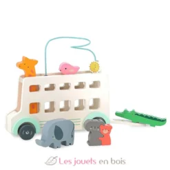 Jeu d’éveil en bois Bus’Animo - Vilac