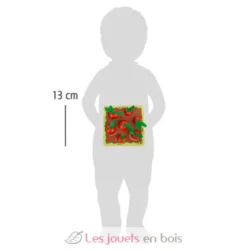 Jeu à enficher carottes orange Small Foot Compagny