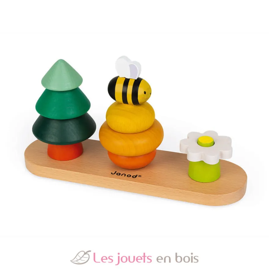 Jeu forêt à empiler en bois - Janod
