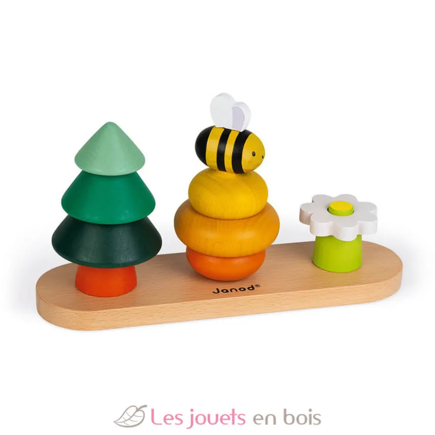 Jeu forêt à empiler en bois - Janod