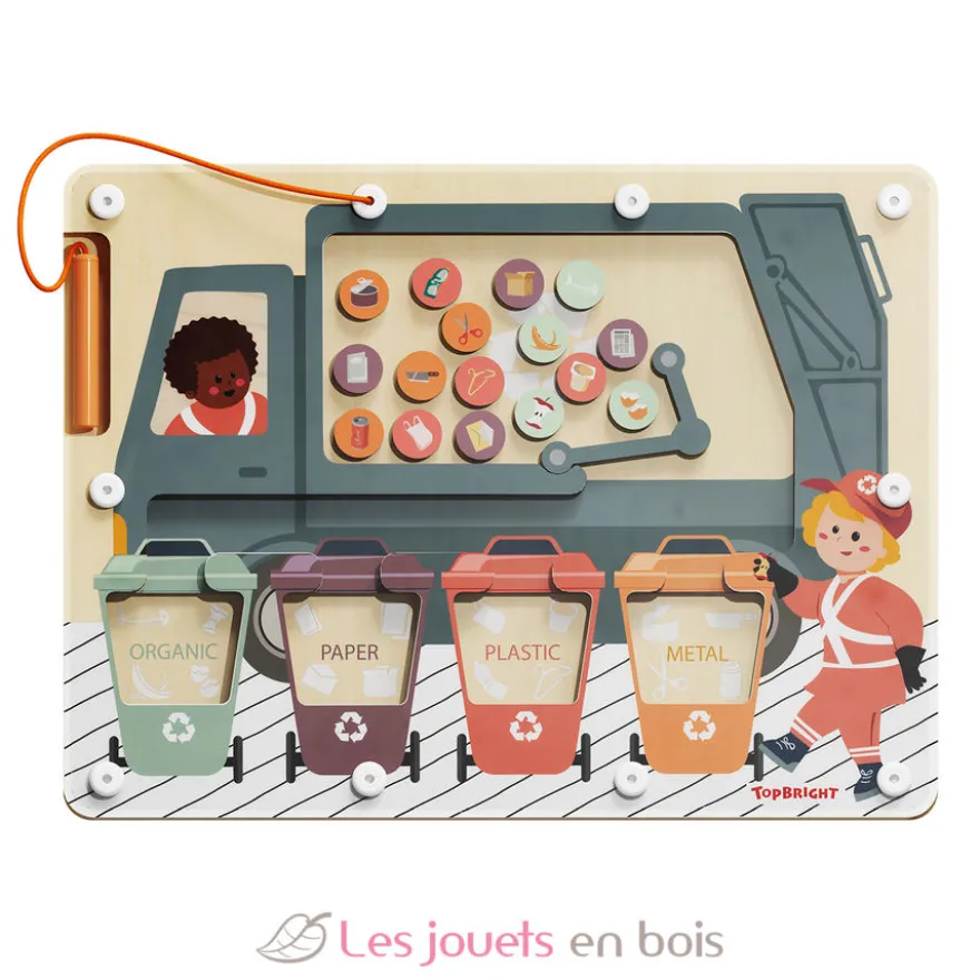 Jeu magnétique Trieur de déchets - Topbright