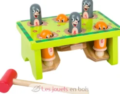 Jeu à marteler Chasse à la taupe vert Small Foot Compagny