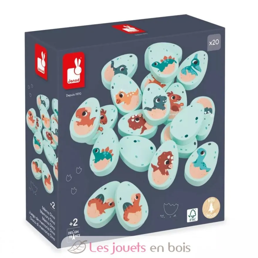 Jeu mémo Dino - Janod
