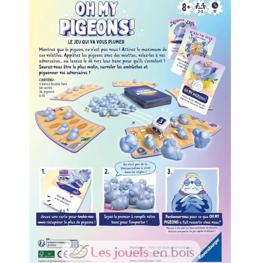 Jeu Oh my Pigeons - Ravensburger