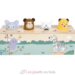 Jeu à pression avec cris des animaux Safari - Small Foot company