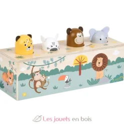 Jeu à pression avec cris des animaux Safari - Small Foot company