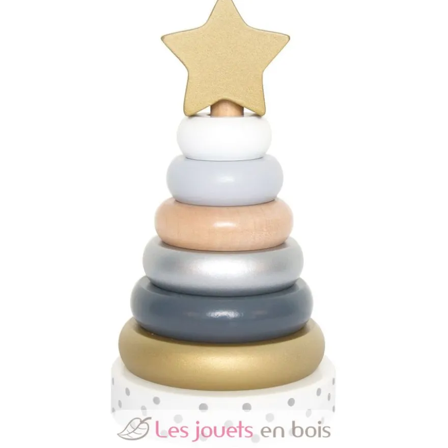 Jeu pyramide bois Silver - JaBaDaBaDo
