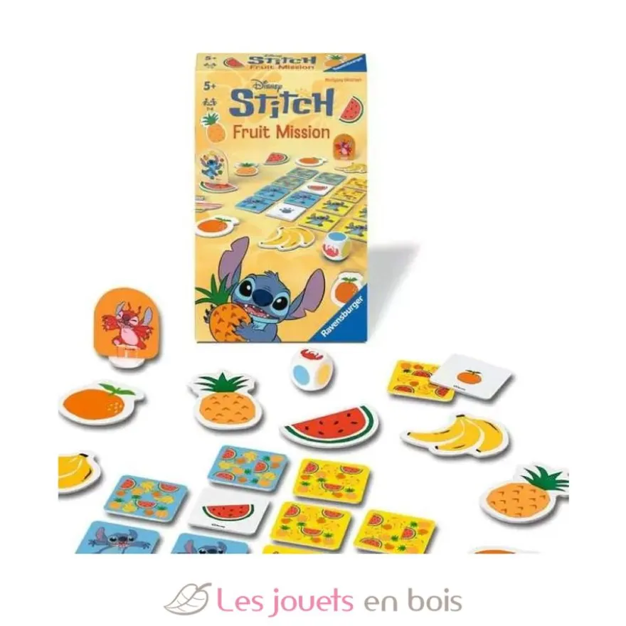 Jeu Stitch Fruit Mission - Jeu de mémoire - Dès 5 ans - Ravensburger