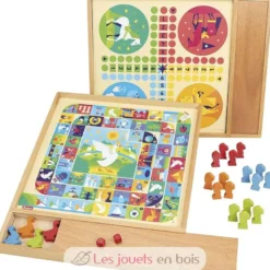 Jeux de l'oie et petits chevaux - Jeujura