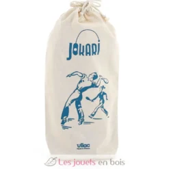 Jokari bois massif en sac coton - Vilac