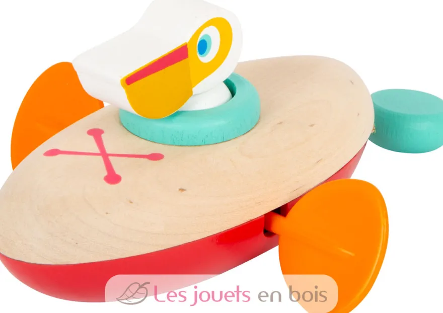 Jouet aquatique Canoë Pélican - Small Foot company