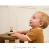 Jouet de bain Canoë Ours - Bois et plastique - Egmont Toys