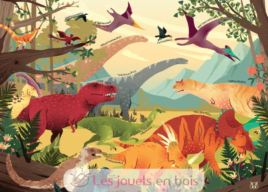 Jurassique - Puzzle Michèle Wilson
