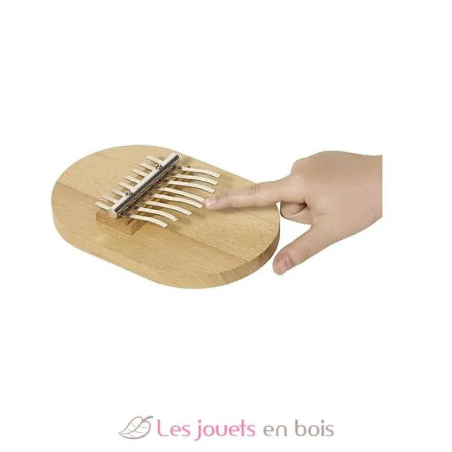 Kalimba en bois naturel - Goki