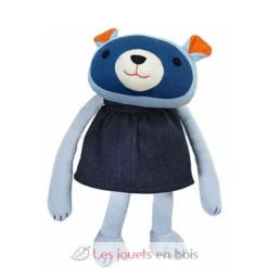 Kaya - Le Doudou Raton Laveur bleu gris - Franck & Fischer