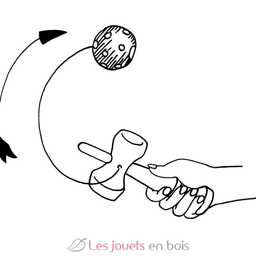 Kendama rouge - Goki