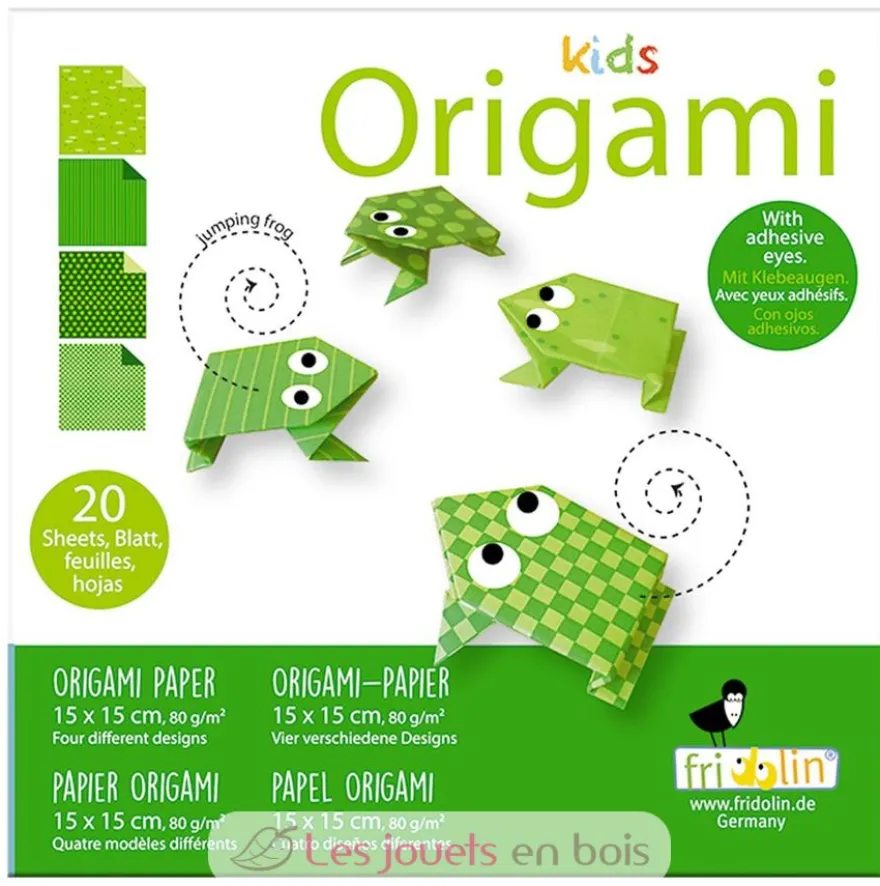 Kids Origami - Grenouille - Fridolin