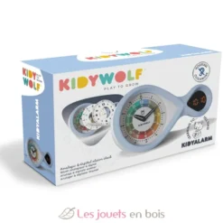 Kidyalarm Réveil éducatif bleu - Kidywolf
