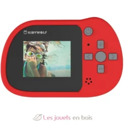 Kidycam Appareil photo et vidéo étanche rouge - Kidywolf