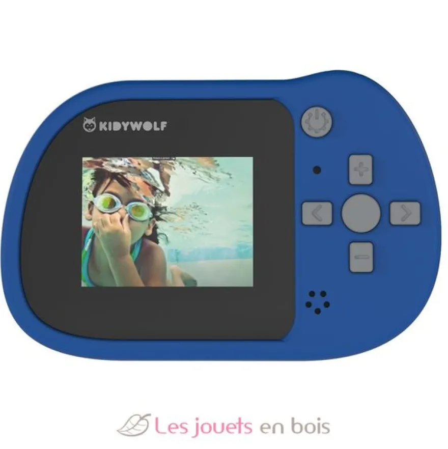 Kidycam Appareil photo et vidéo étanche bleu - Kidywolf