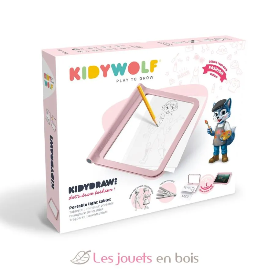 Kidydraw-Pro Fashion Tablette lumineuse - Kidywolf