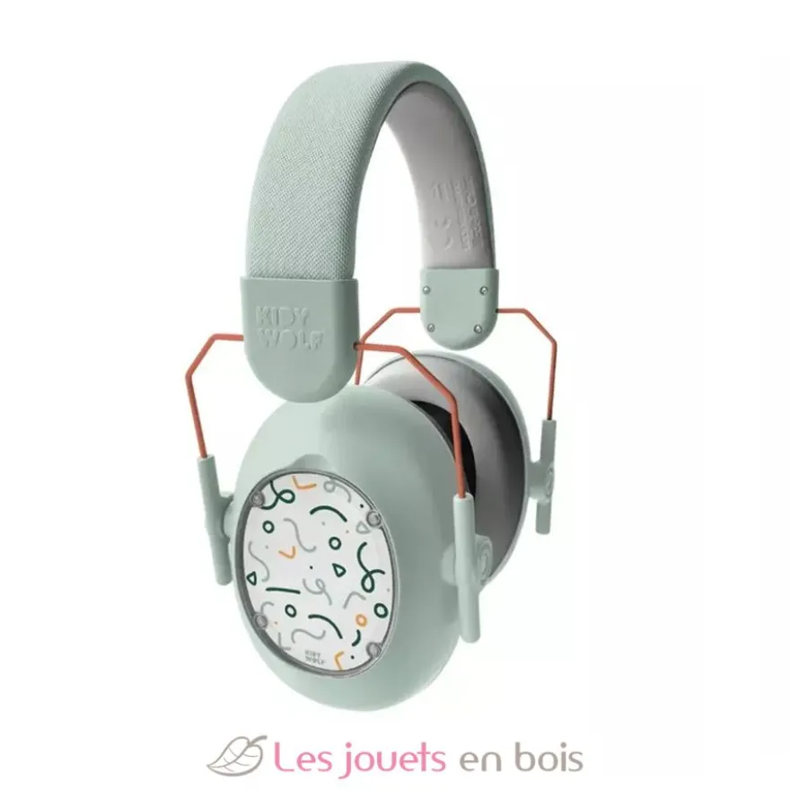 Kidynoise Casque anti-bruit enfant vert - Kidywolf