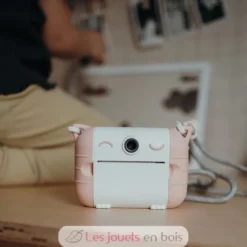 Kidyprint Appareil photo instantané avec impression thermique rose - Kidywolf