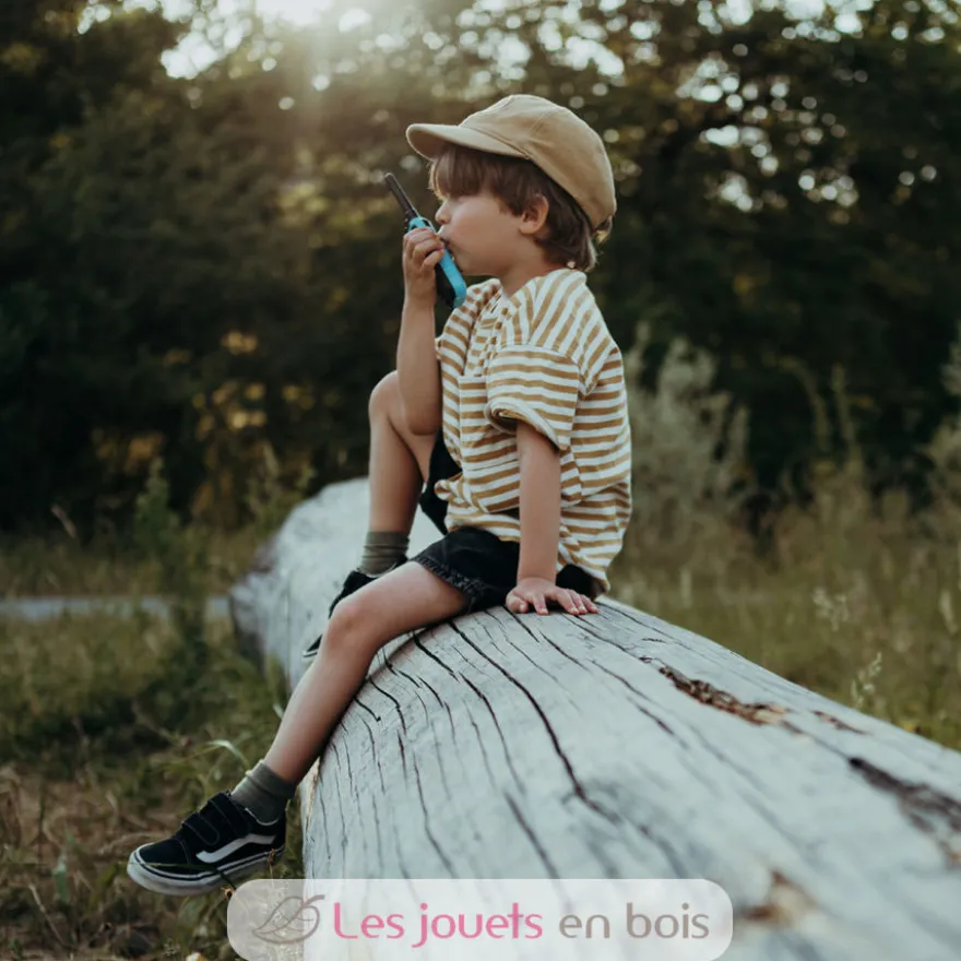 Kidytalk Paire de Talkie Walkie bleu rouge - Kidywolf