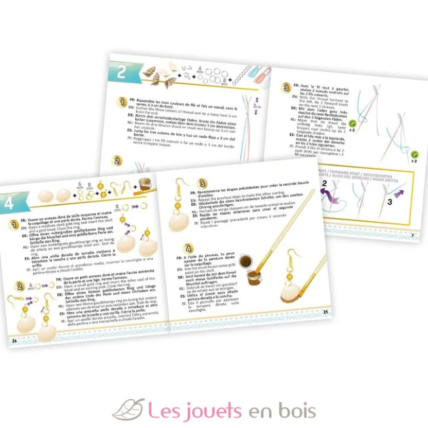 Kit Créatif - Bijoux coquillages - Buki France