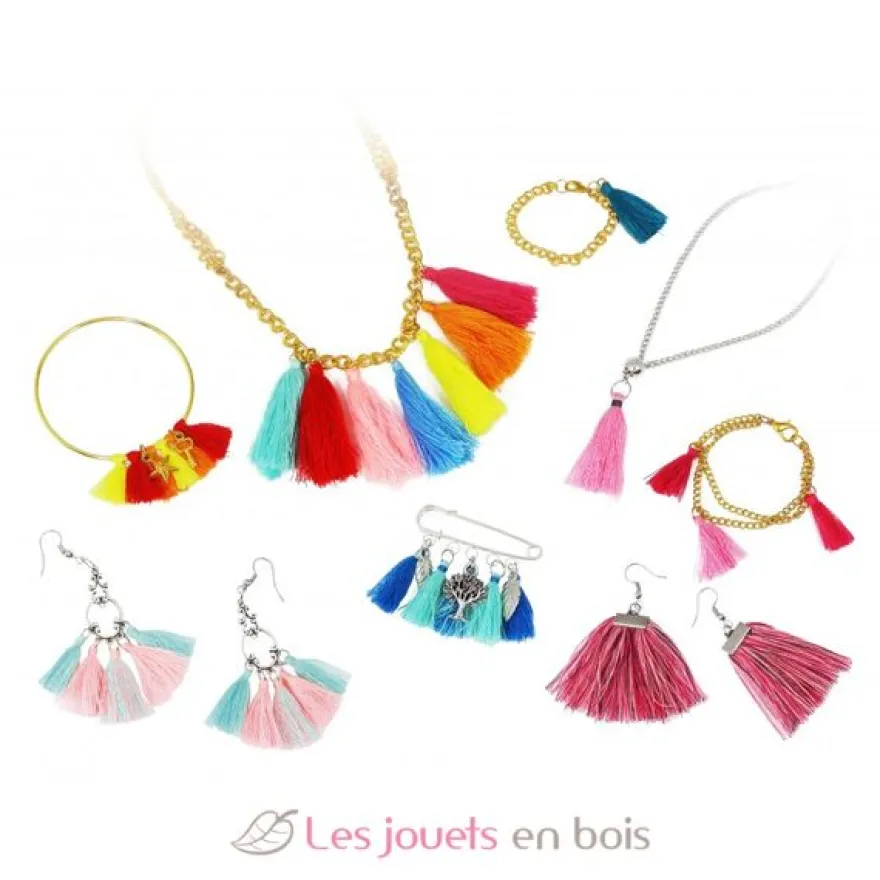 Kit Créatif - Bijoux Pompons - Buki France
